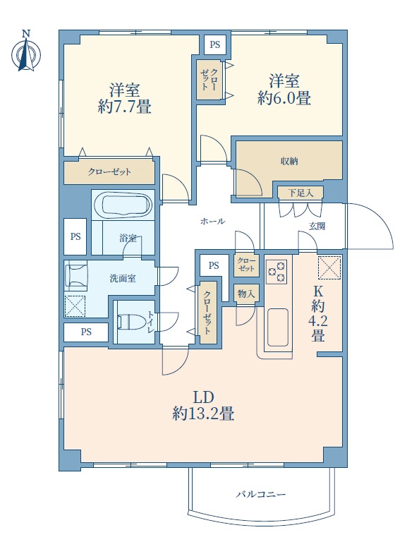 東高代々木上原ペアシティアネックス 間取り図（リフォーム前）